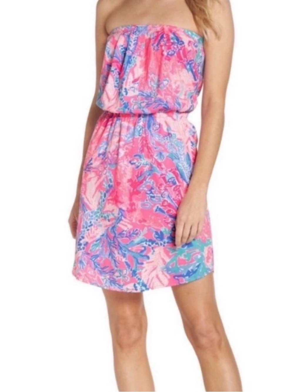 Lilly Pulitzer Windsor Dress Aquadesiac Print Size Medium NWT